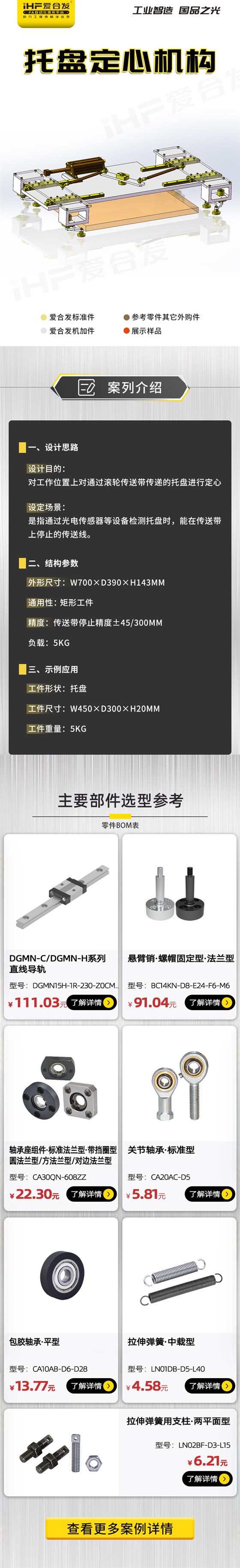 愛合發(fā)：案例介紹，托盤定心機(jī)構(gòu)！